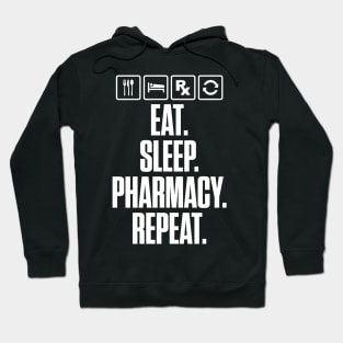 Eat sleep pharmacy repeat Hoodie